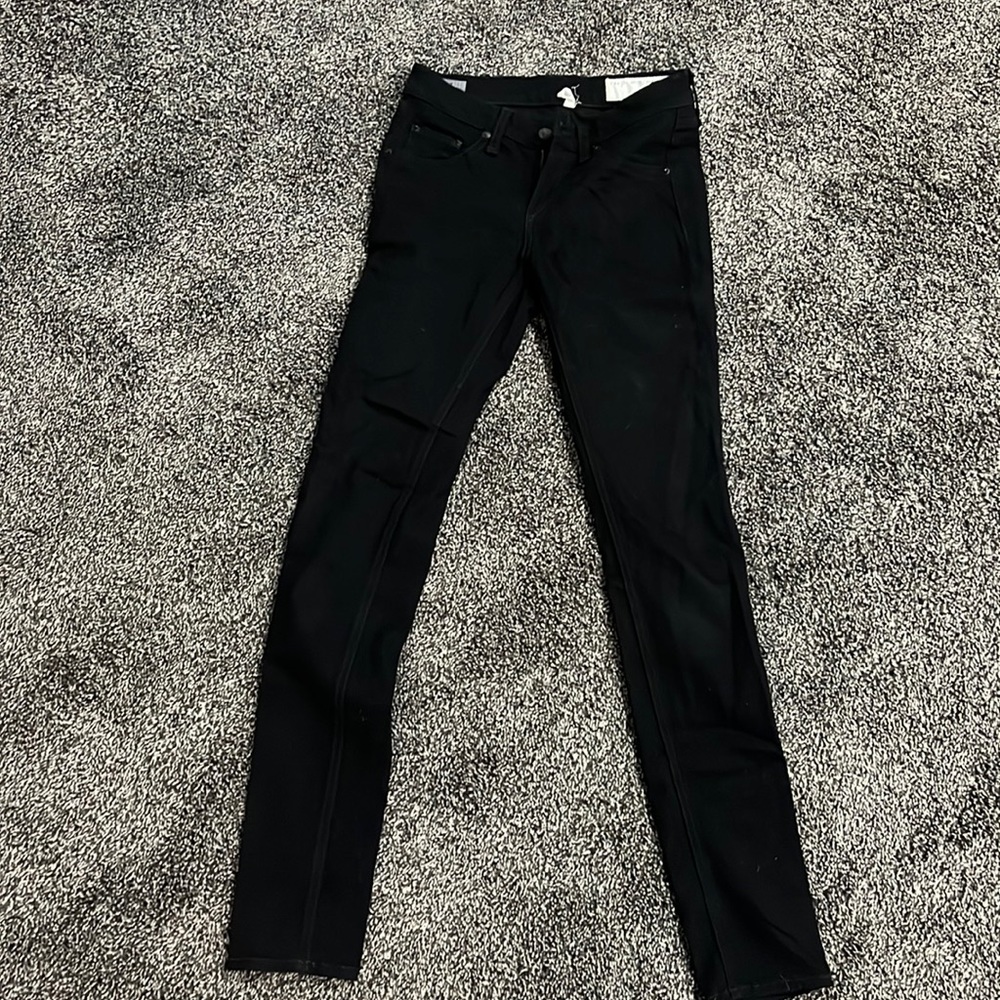 Black skinny jeans Rag and Bone. Size 25